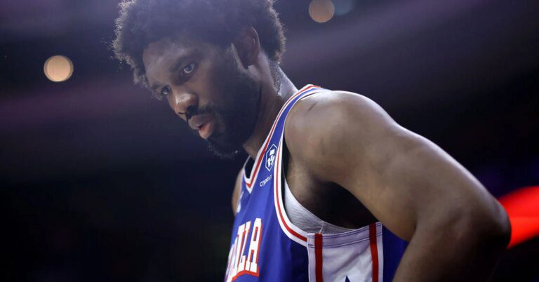 Joel Embiid yelled for flagrant foul in Game 3 against Knicks Joel Embiid Yelled For Flagrant Foul In Game 3 Against
