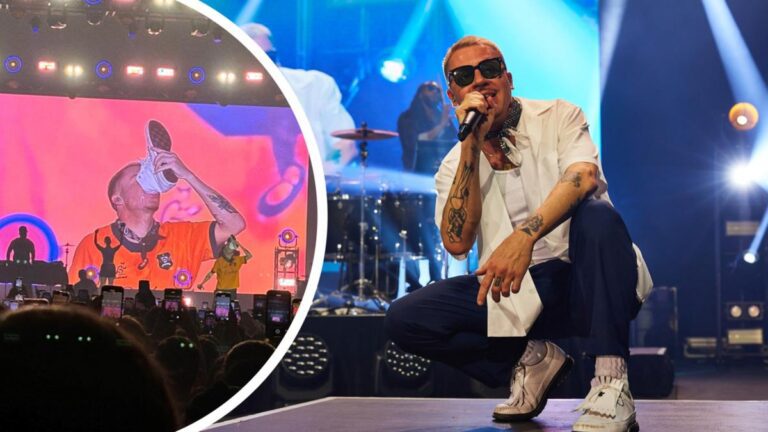 Hip Hop Star Macklemore Wraps Up Australian Tour At Hbf Stadium