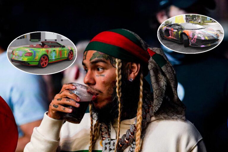 6ix9ine's Lamborghini And Bentley Sold At Irs Auction