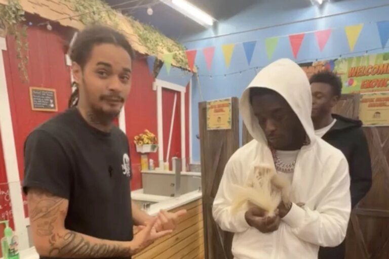 Lil Uzi Vert Has A Rare Albino Skunk With A