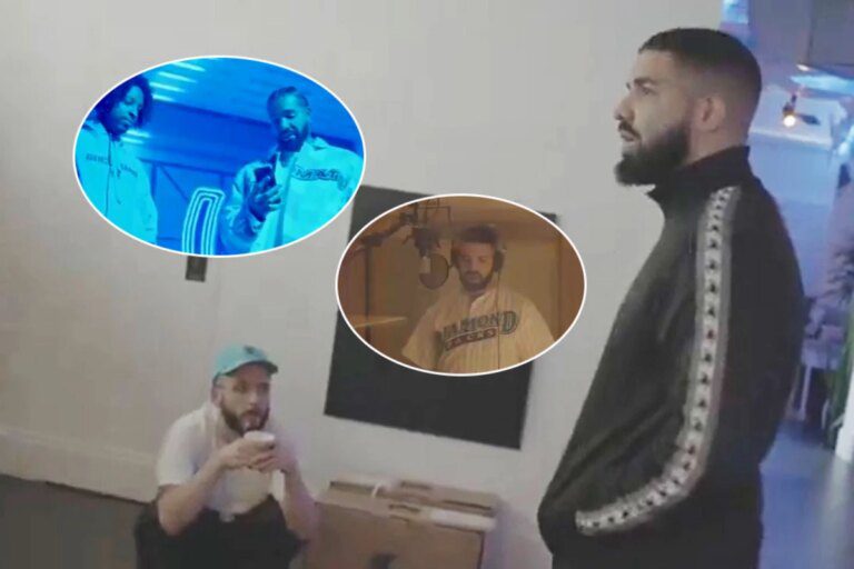 Drake Posts Many Old Videos Of Studio Sessions And Private