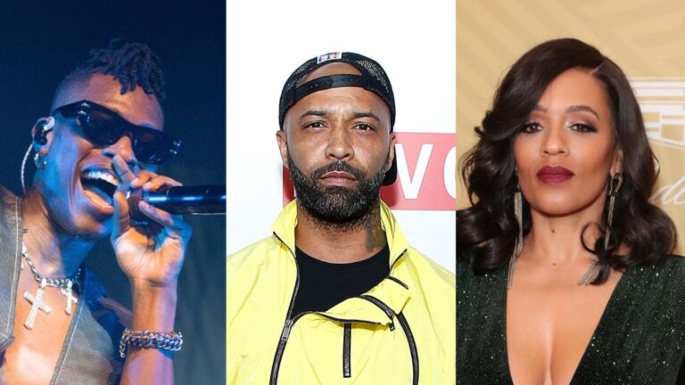 Lucky Daye and Joe Budden co-host Melyssa Ford perform on stage HipHopDX