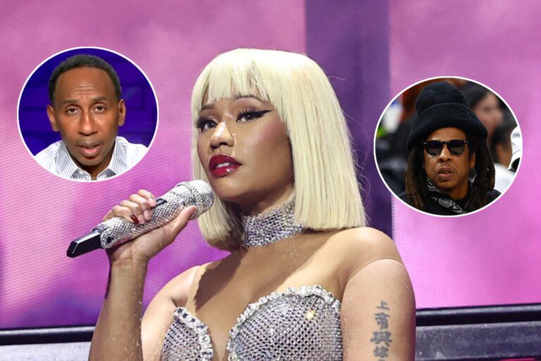 Nicki Minaj insults Stephen Smith over Jay-Z comment Nicki Minaj Insults Stephen Smith Over Jay Z Comment
