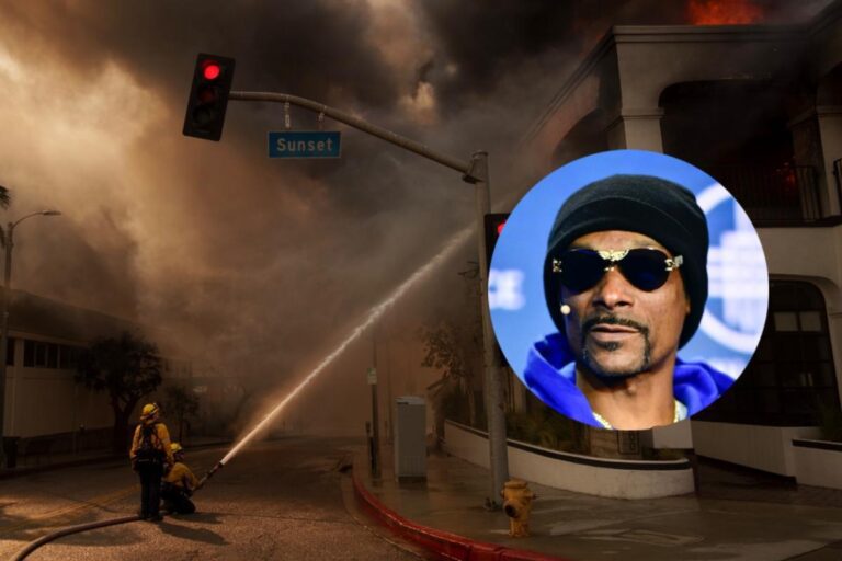 Rapper lends a helping hand during California wildfires Rapper Lends A Helping Hand During California Wildfires