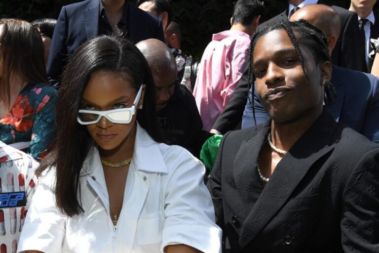 See Rihanna (rihanna) In The Court Sketch Of Asap Rocky