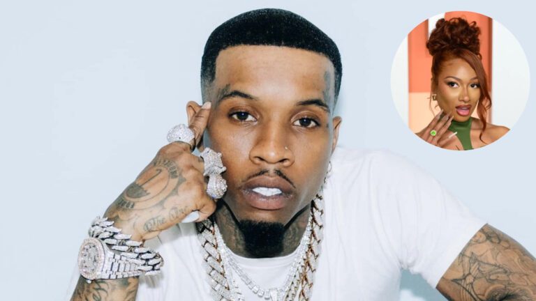 Tory lanez's name drops megan may nopp in the song