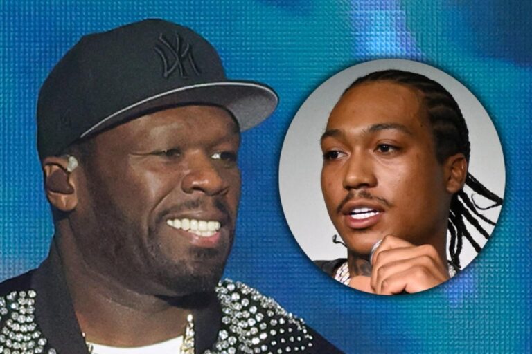 50 cent posted a wheelchair photo of lil meech saying