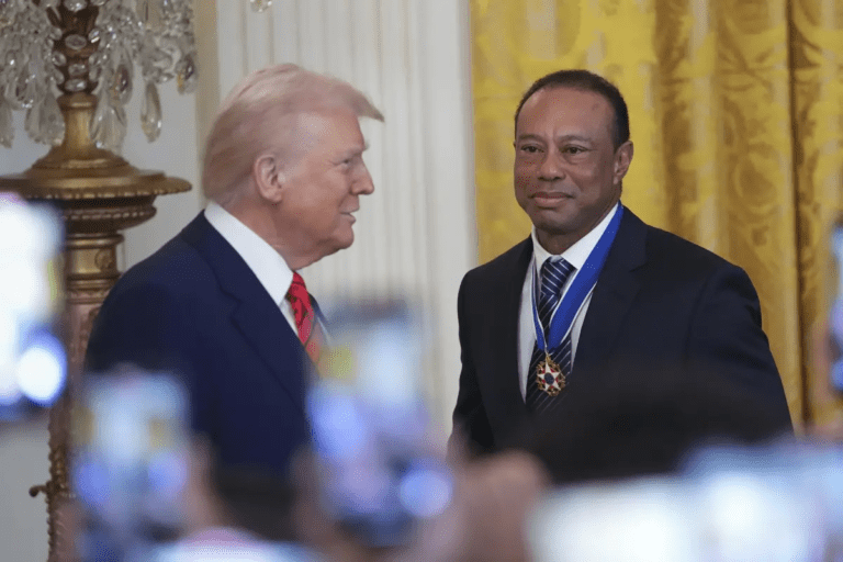 Donald Trump Tiger Woods