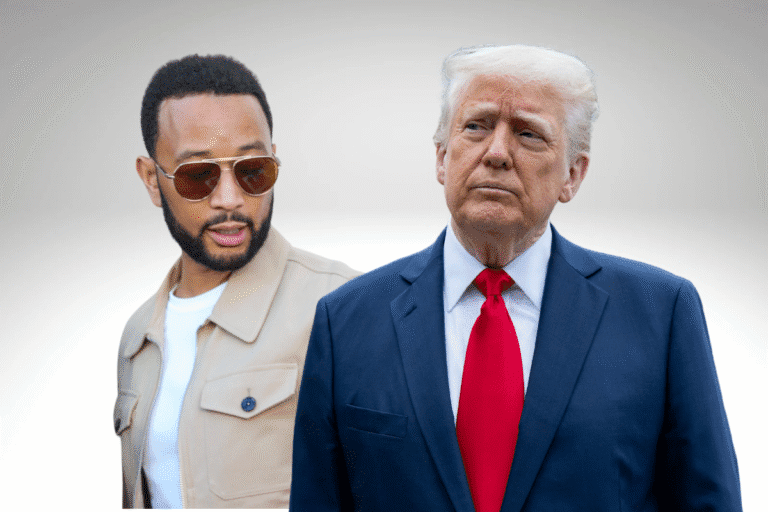 John legend accuses donald trump of pushing racial superiority