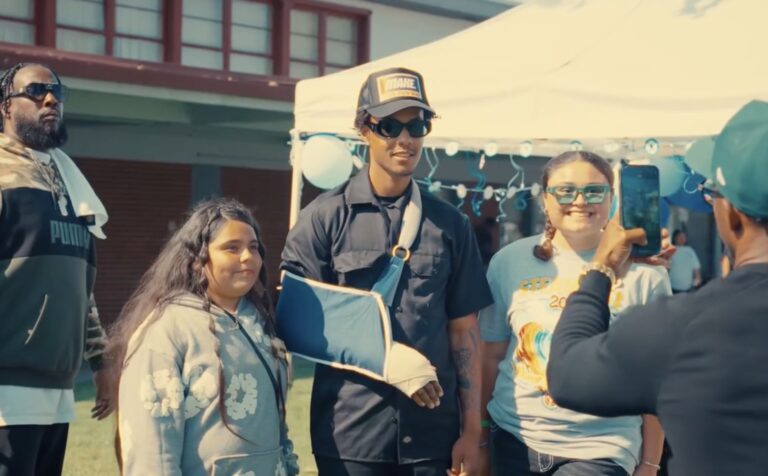 Exclusive: Skilla Baby gives back to the kids as he recovers from driving shooting wounds Exclusive: skilla baby gives back to the kids as he