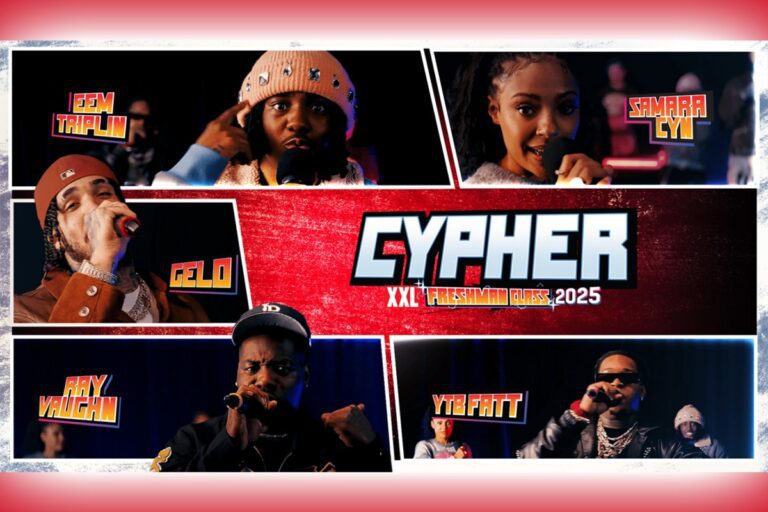 2025 xxl freshman cypher and gelo, ray vaughn, samara cyn,