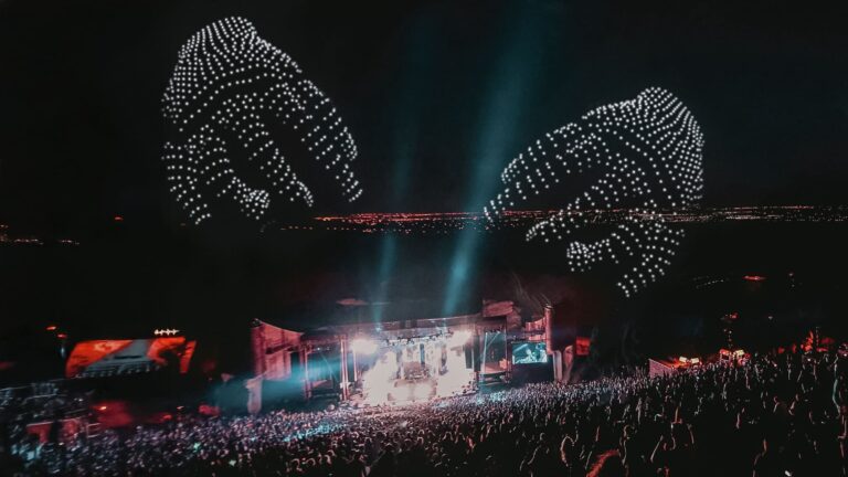 67b860f6779e9b4e6eb633eb drone show at the music festival