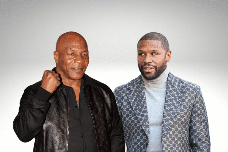 Floyd mayweather has a dangerous clash with mike tyson
