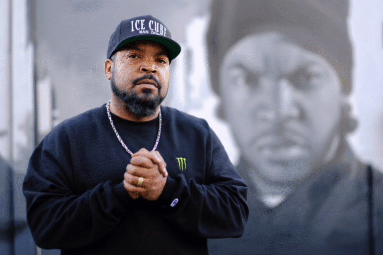 Ice cube's tour bus was hit by a bomb?