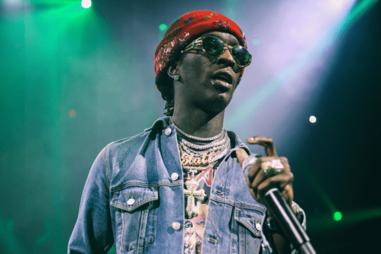 Young thug defends the album cover of race paid album