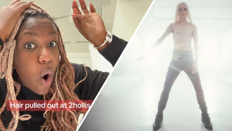 What happened to the black women at the 2hollis show
