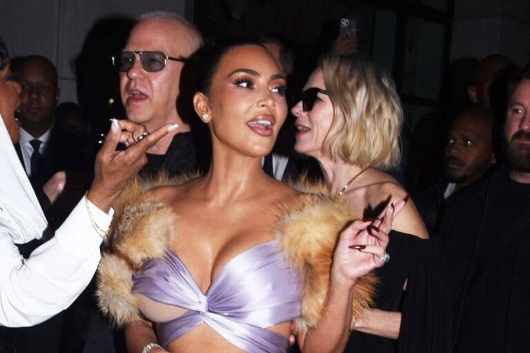 OMG: Kim Kardashian wears pink see through dress for Christ The