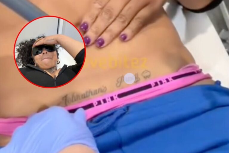 Chrisean Rock Removes Explicit Blueface Tattoo