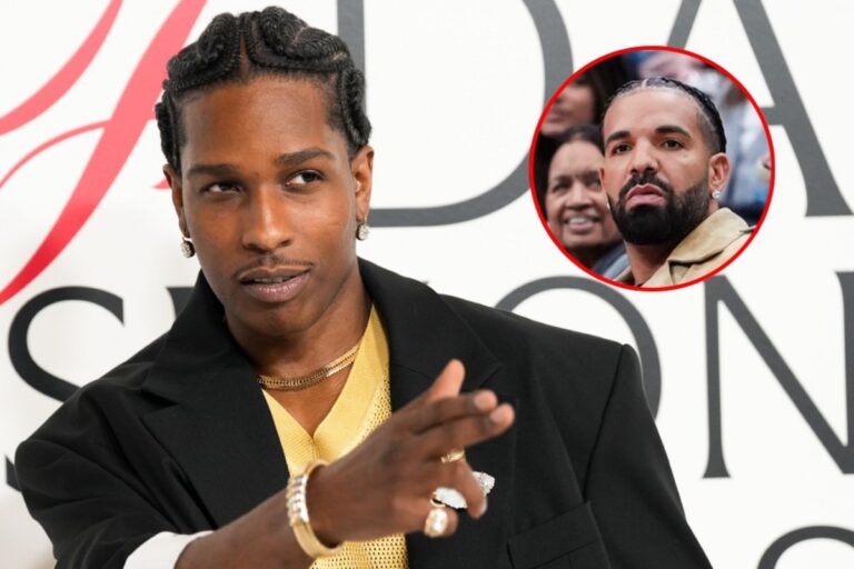 A$AP Rocky seems to take issue with Drake on new