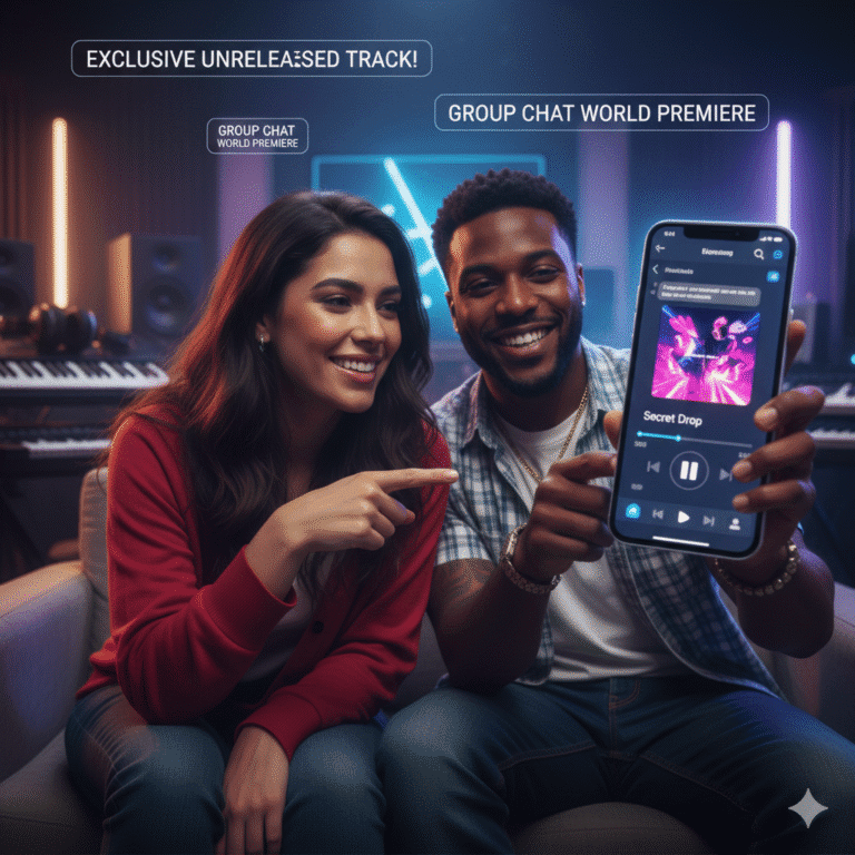 Artists Begin Releasing New Music Inside Group Chats Before Public Drops Gemini Generated Image nvlrklnvlrklnvlr