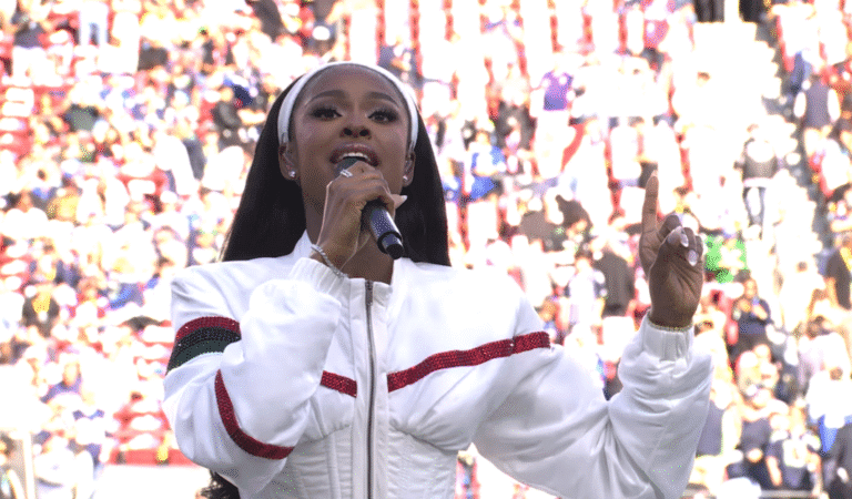 Coco Jones and Carl Carney evoke Whitney Houston's Super Bowl