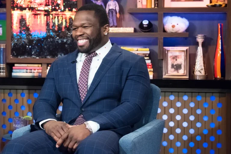 50 Cent Reacts Again to Diddy’s Ongoing Legal Drama 50 cent 2018 smiling billboard