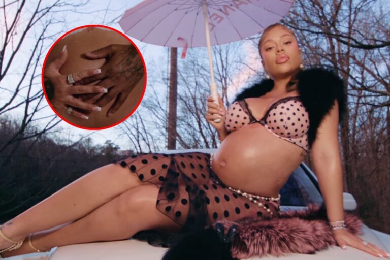 Latto reveals she’s pregnant, 21 Savage holds her baby bump Latto reveals she's pregnant, 21 Savage holds her baby bump