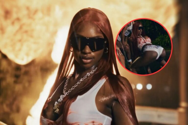 Sexy red does weird AI generated backwards twerk in viral video