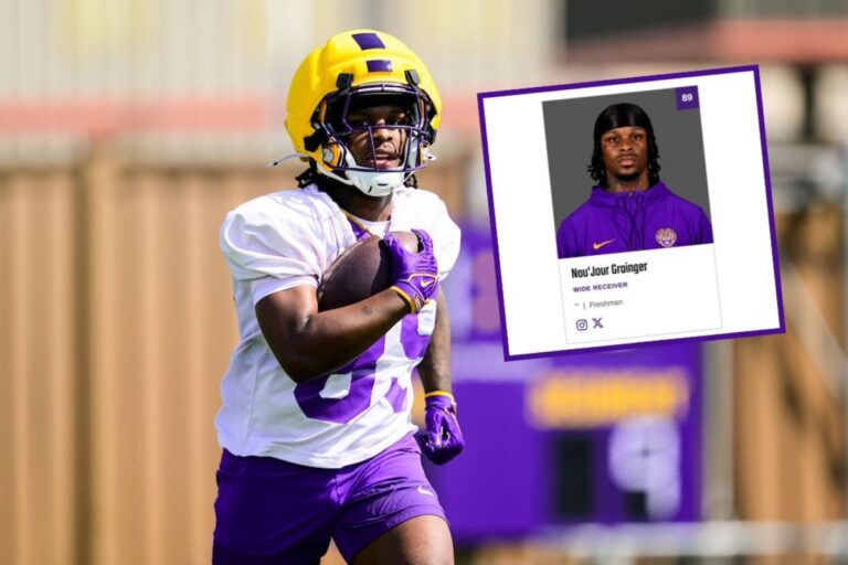 Tucci joins LSU football team as freshman wide receiver