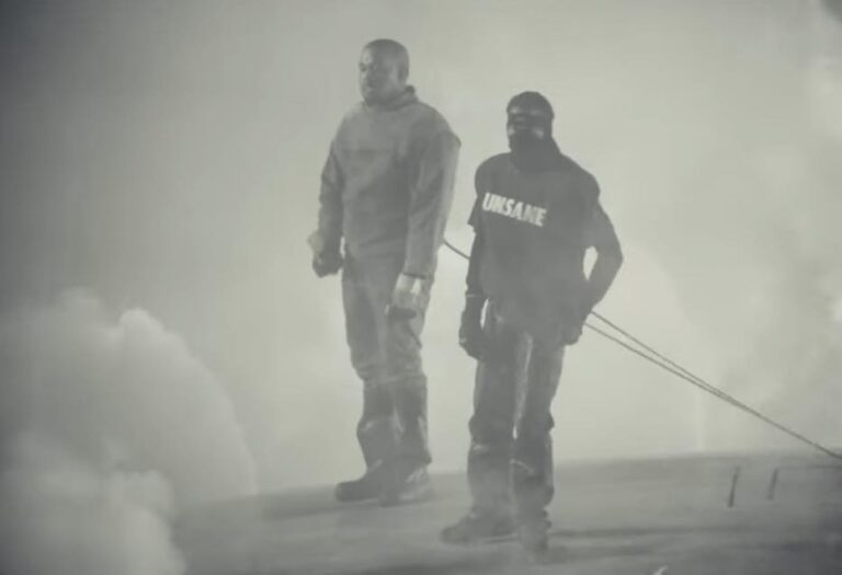 Travis Scott Joins Kanye West on Stage at SoFi Stadium Screenshot