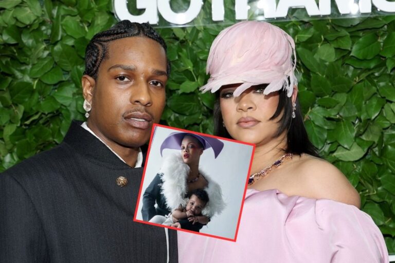 ASAP Rocky and Rihanna's daughter makes debut