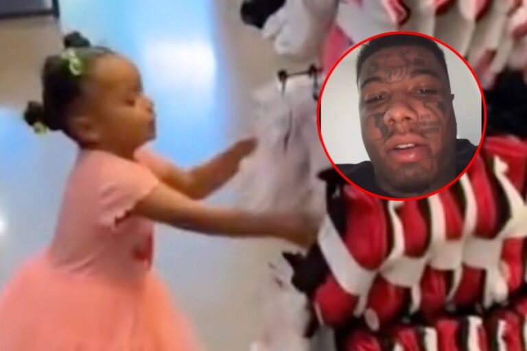 Blue Face defends parenting skills after daughter loses temper