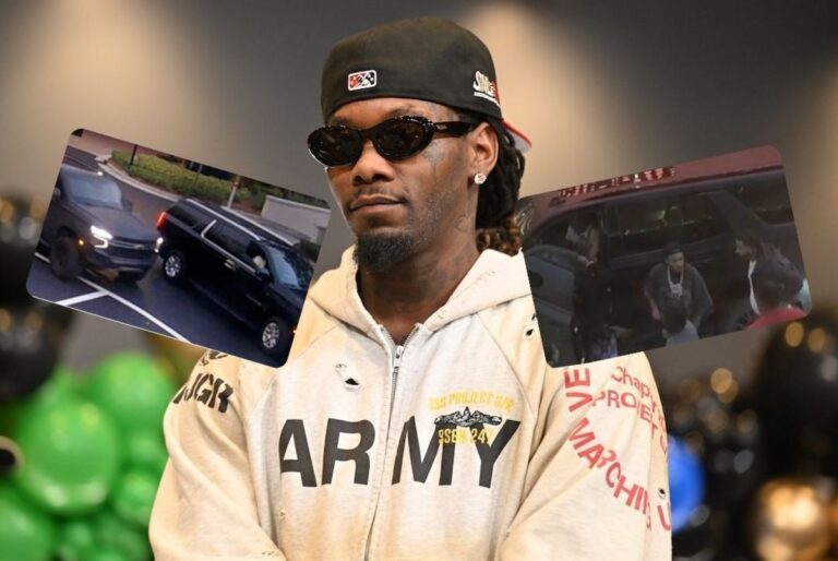 FBI investigating offset shooting releases photos of suspect, car
