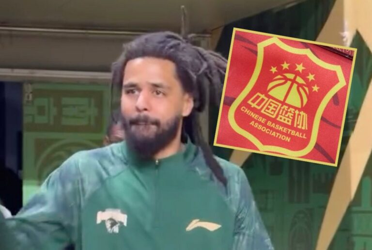 J. Cole joins the Nanjing Monkey Kings of the Chinese