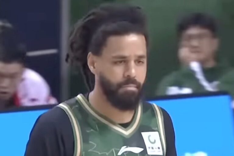 J. Cole looks back on his performance in a CBA basketball game J. Cole looks back on his performance in a CBA