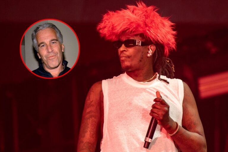 Young thug doesn't want to be named after Jeffrey Epstein