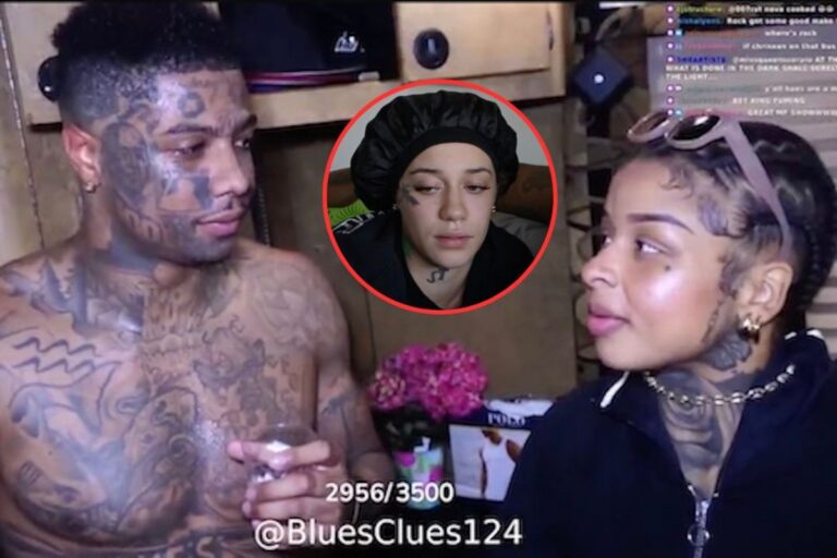 Chrisean Rock joins Blueface on stage, Nevaeh is disappointed