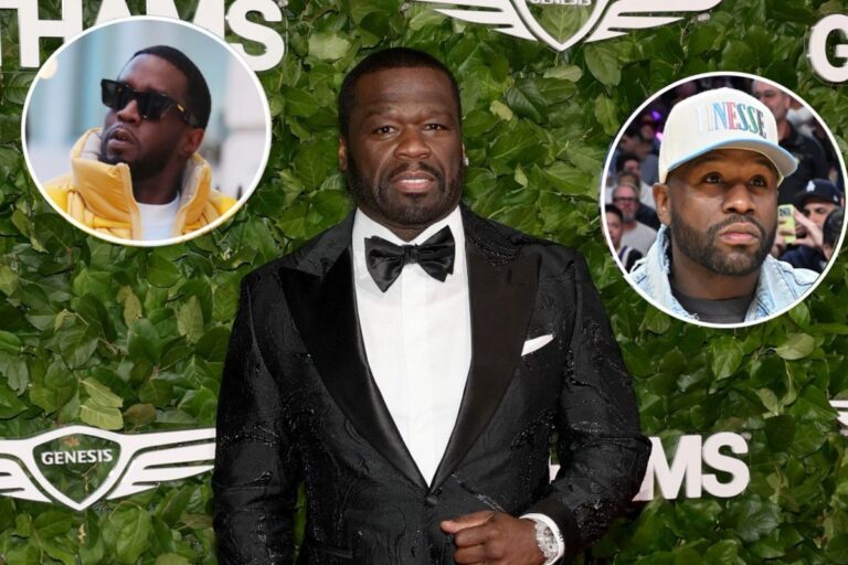 50 Cent continues to parody Mayweather and Diddy's footage