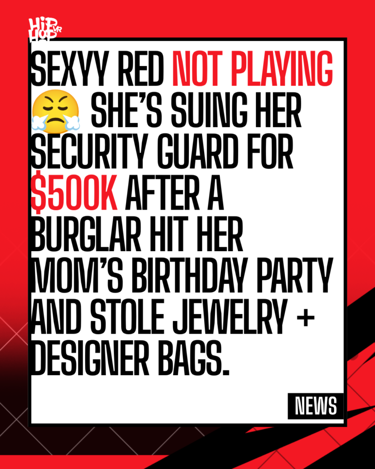 Sexyy Red Sues Security Guard for $500K After Mom’s Birthday Burglary 9