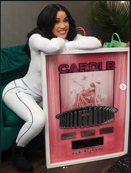Cardi B Makes History: First Female Rapper to Sell Out Kia Forum Two Nights Card