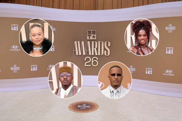See all the rappers gracing the 2026 BET Awards Carpet